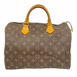 Louis Vuitton Monogram Speedy Handbag Brown